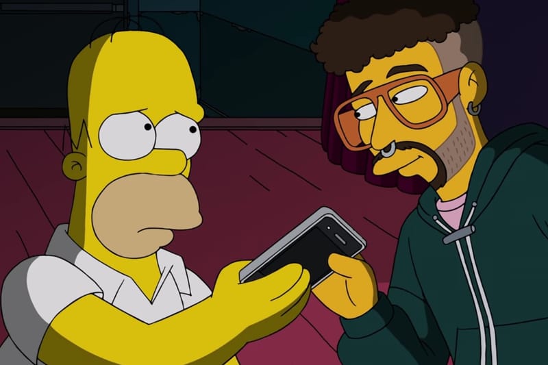 'The Simpsons' May Have Predicted Bad Bunny's Controversial Phone Incident
