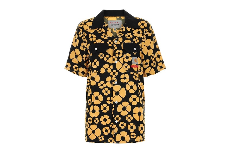 carhartt wip marni collaboration work shits skirts bucket hats tote bags platform slip-ons