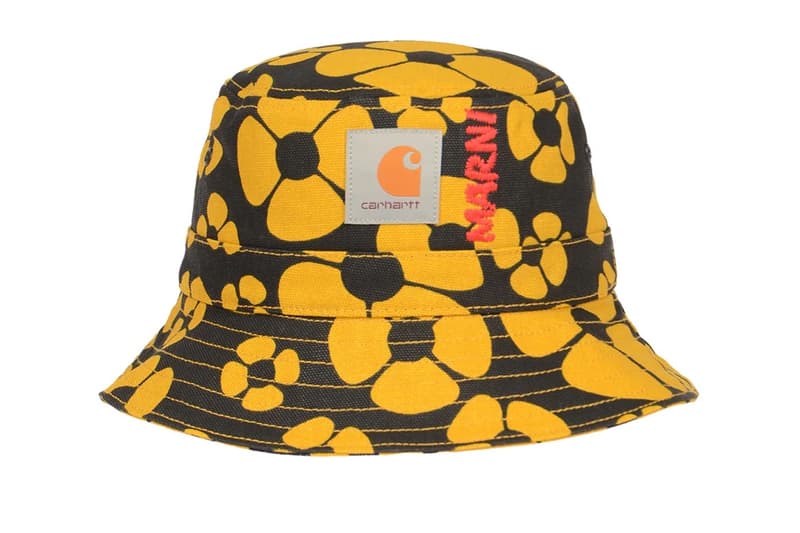 carhartt wip marni collaboration work shits skirts bucket hats tote bags platform slip-ons