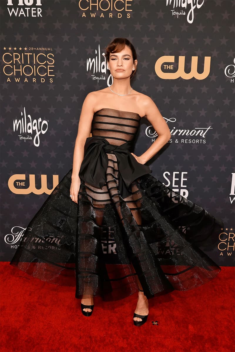 Critics Choice Awards 2023 28th Red Carpet Best Dressed Lily James