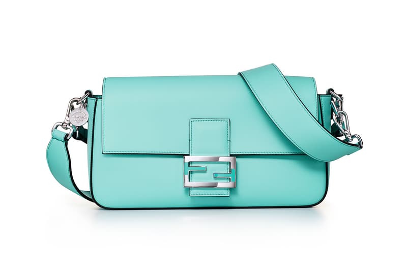 Fendi Tiffany Co Blue Baguette Handbags Hand in Hand Makers Collaboration Release Price Where to buy