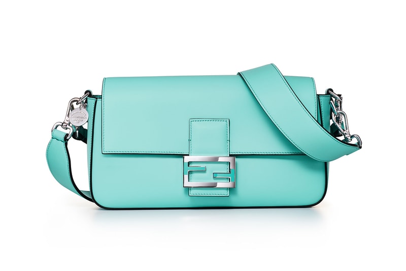 Fendi Tiffany Co Blue Baguette Handbags Hand in Hand Makers Collaboration Release Price Where to buy