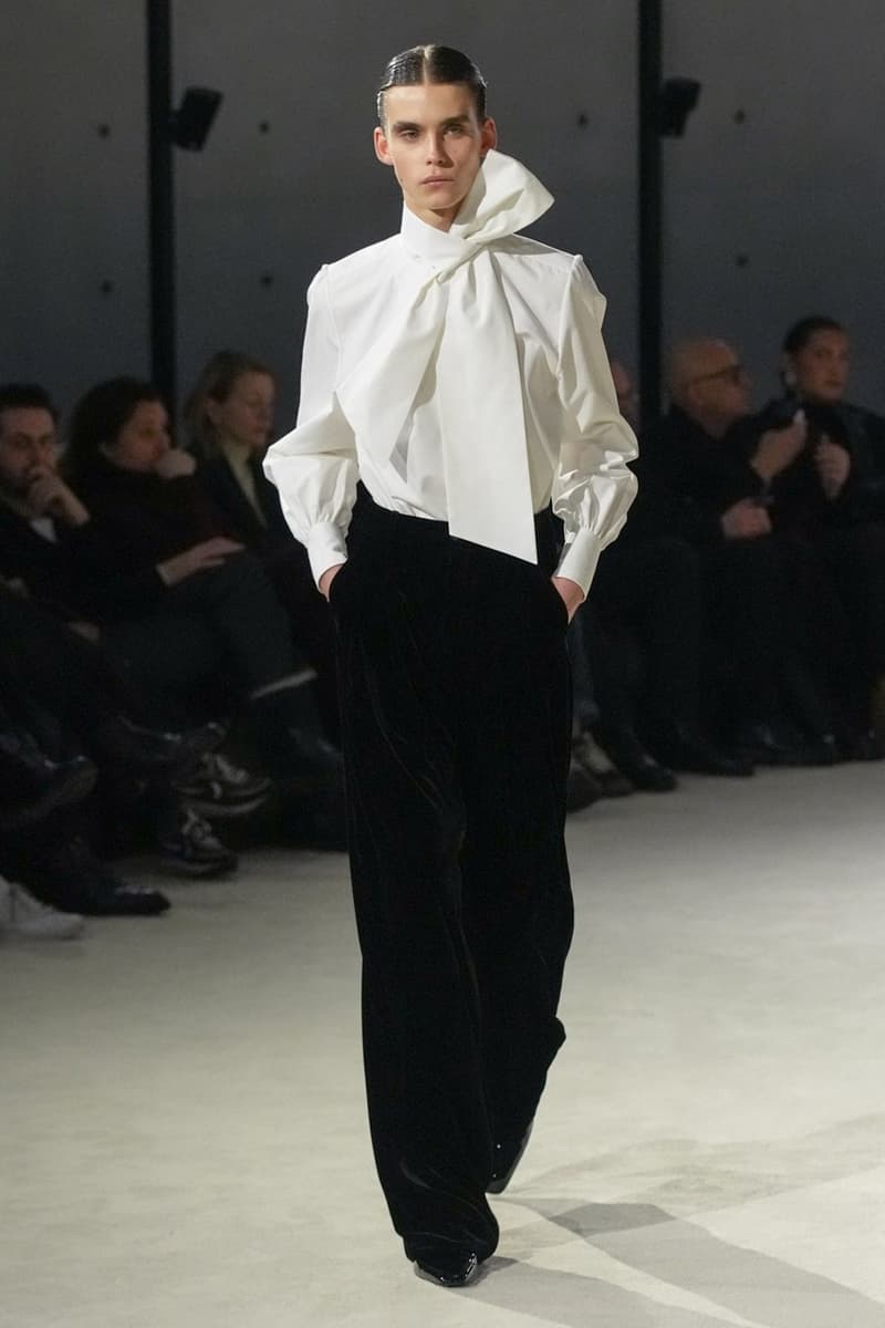 saint laurent fall winter 2023 menswear runway show info