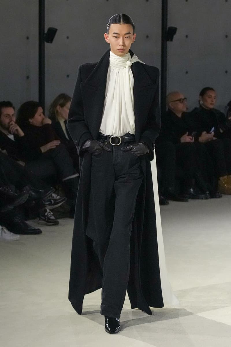 saint laurent fall winter 2023 menswear runway show info