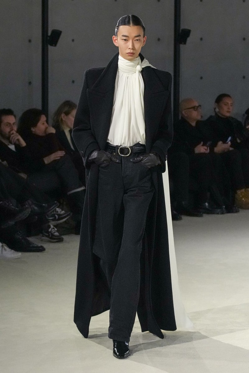 saint laurent fall winter 2023 menswear runway show info