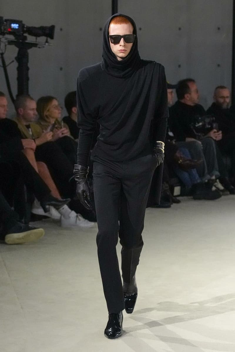 saint laurent fall winter 2023 menswear runway show info