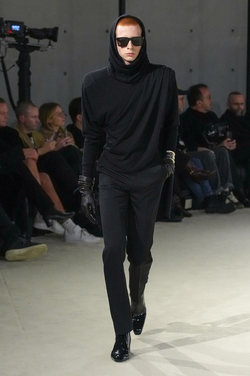 saint laurent fall winter 2023 menswear runway show info