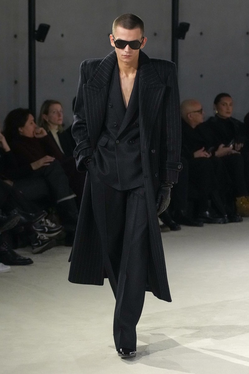 saint laurent fall winter 2023 menswear runway show info