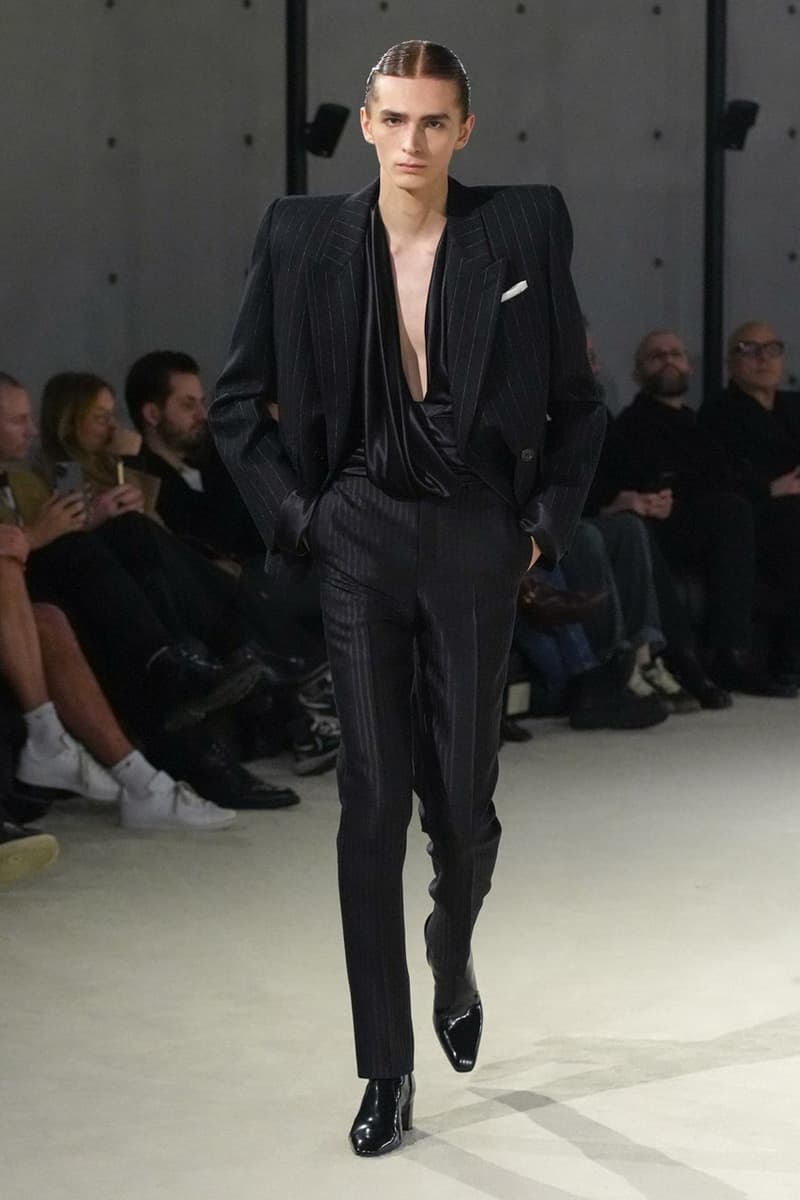 saint laurent fall winter 2023 menswear runway show info
