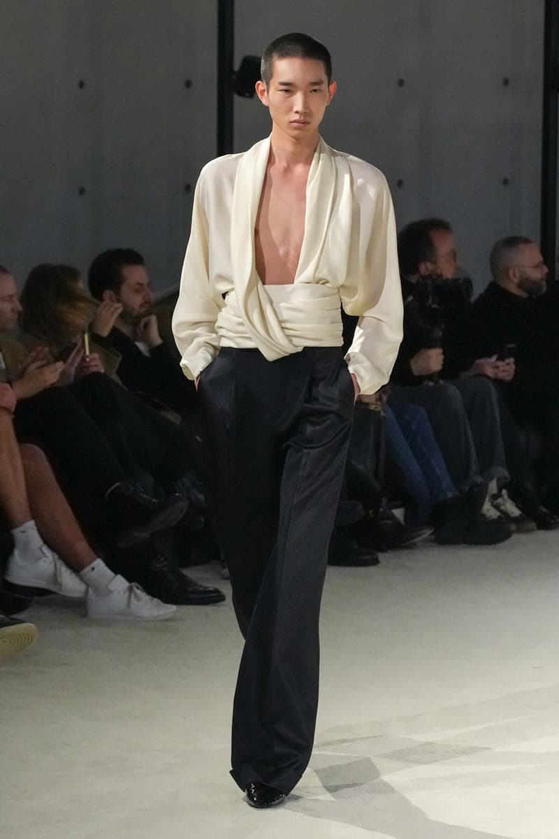 saint laurent fall winter 2023 menswear runway show info
