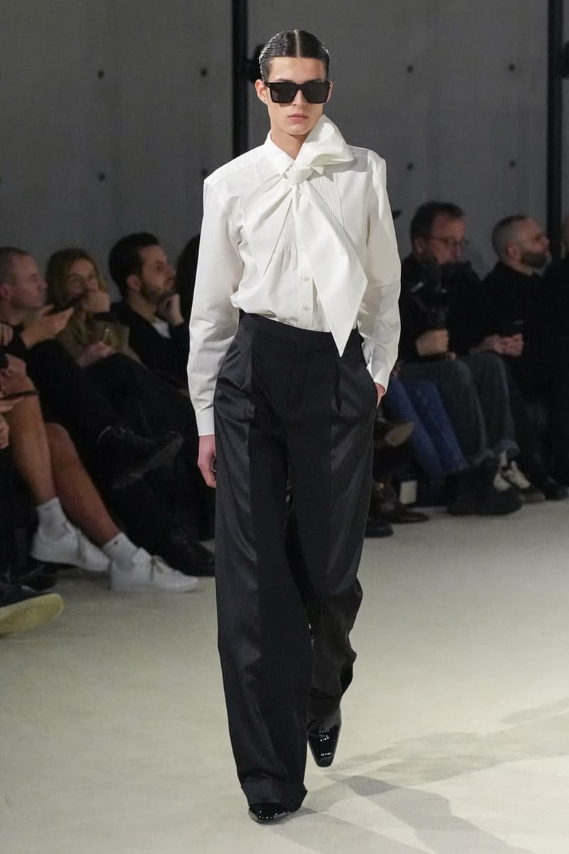 saint laurent fall winter 2023 menswear runway show info