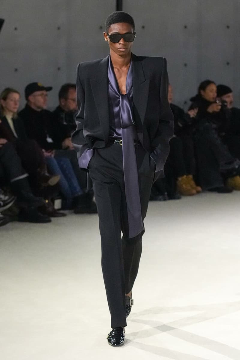 saint laurent fall winter 2023 menswear runway show info