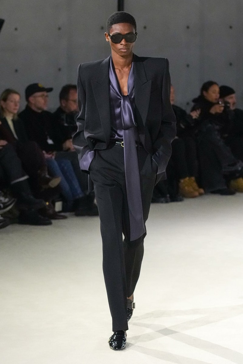 saint laurent fall winter 2023 menswear runway show info