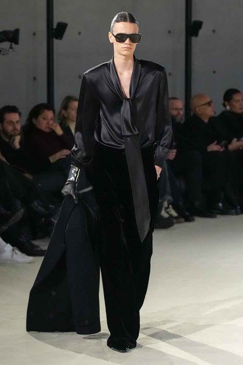 saint laurent fall winter 2023 menswear runway show info