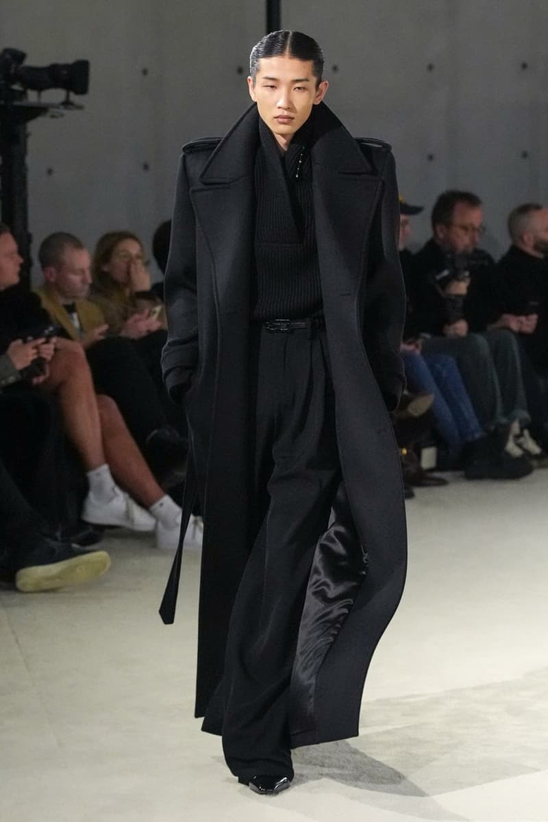 saint laurent fall winter 2023 menswear runway show info