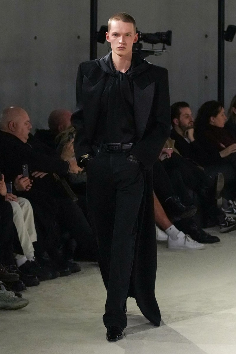 saint laurent fall winter 2023 menswear runway show info