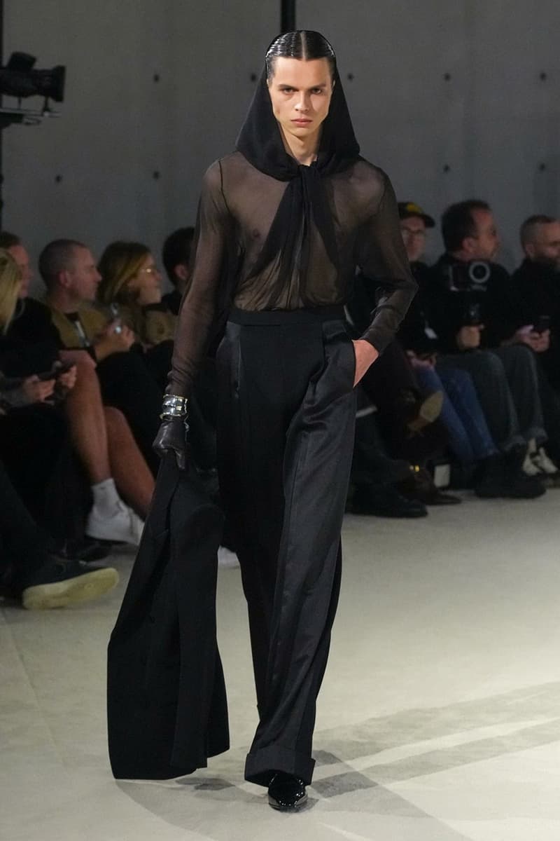 saint laurent fall winter 2023 menswear runway show info