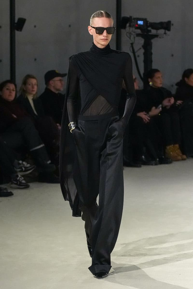 saint laurent fall winter 2023 menswear runway show info