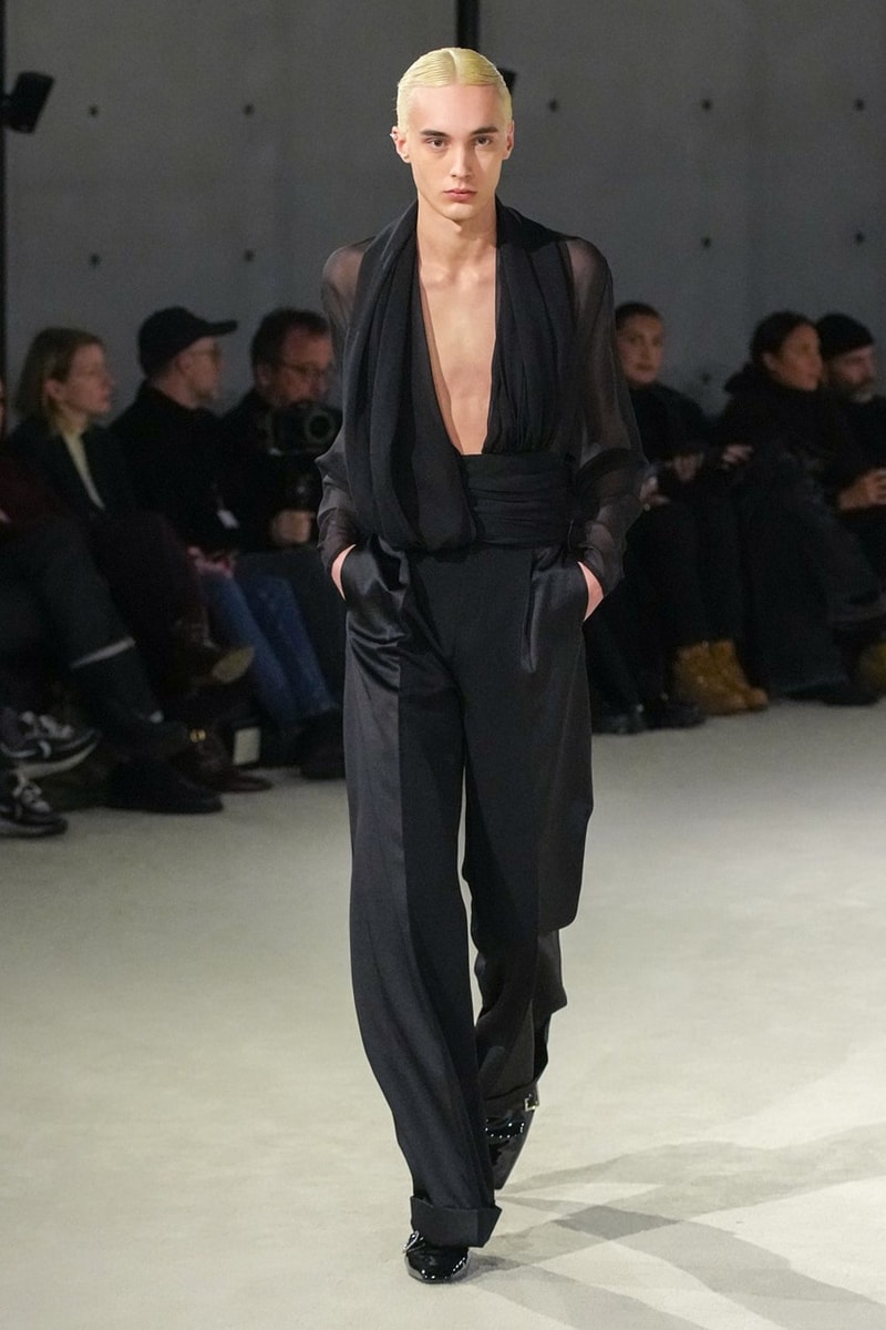 saint laurent fall winter 2023 menswear runway show info