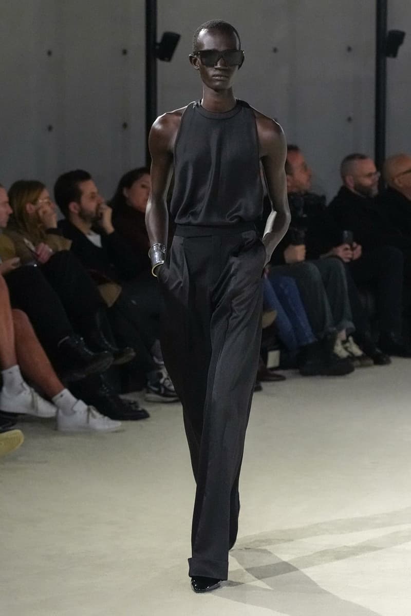 saint laurent fall winter 2023 menswear runway show info