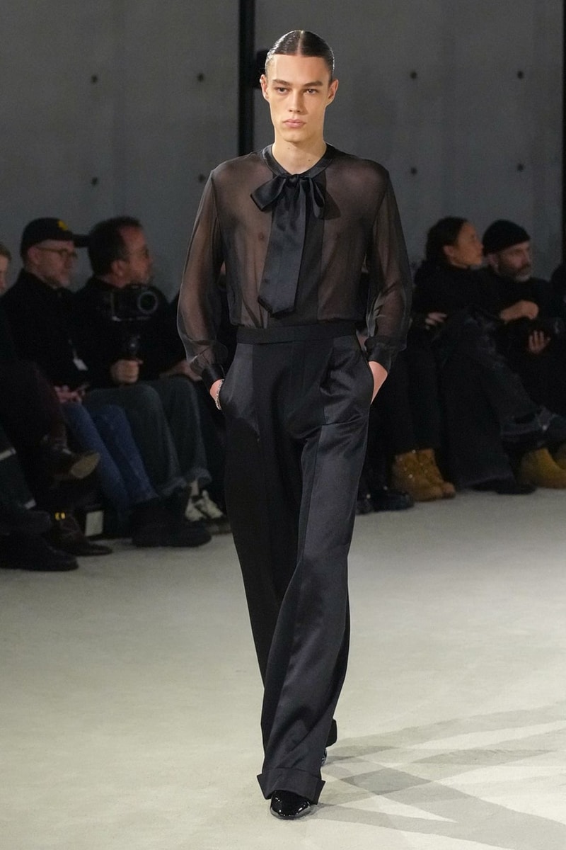 saint laurent fall winter 2023 menswear runway show info