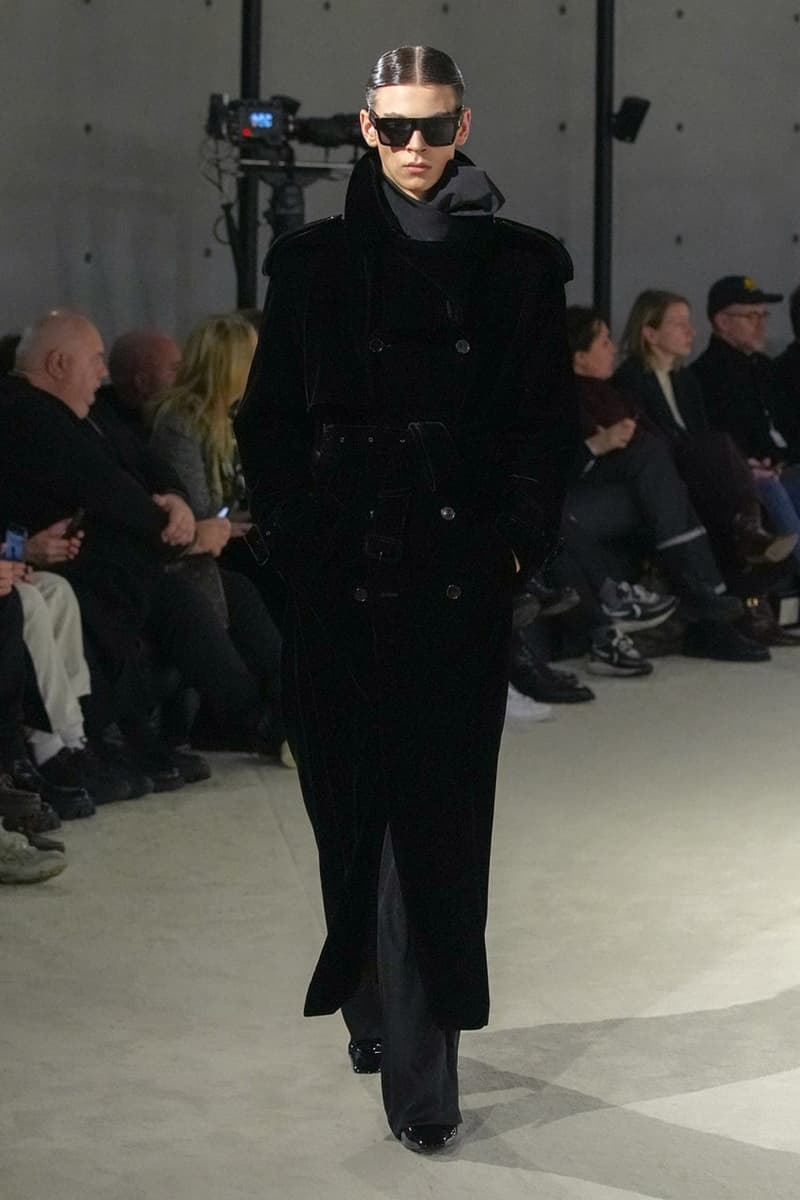 saint laurent fall winter 2023 menswear runway show info