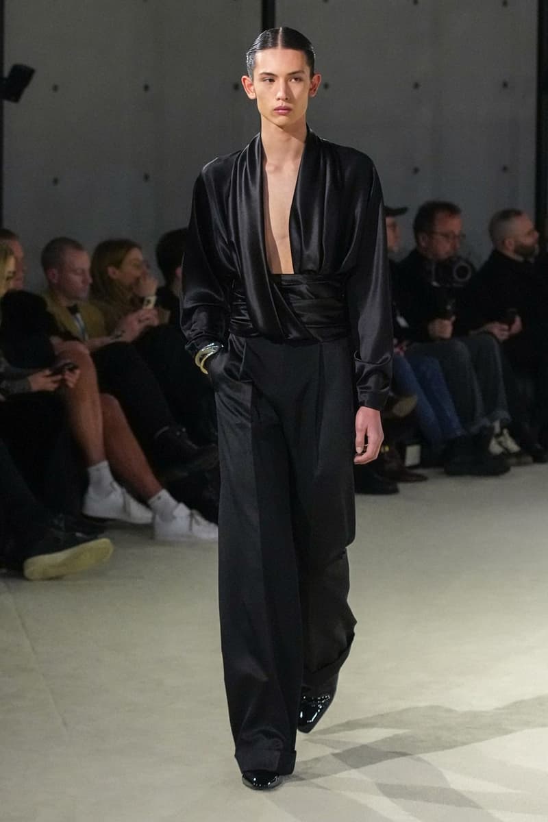 saint laurent fall winter 2023 menswear runway show info