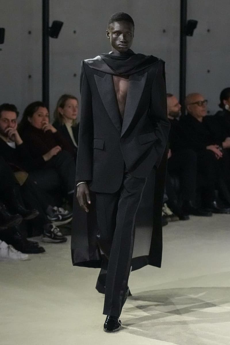 saint laurent fall winter 2023 menswear runway show info
