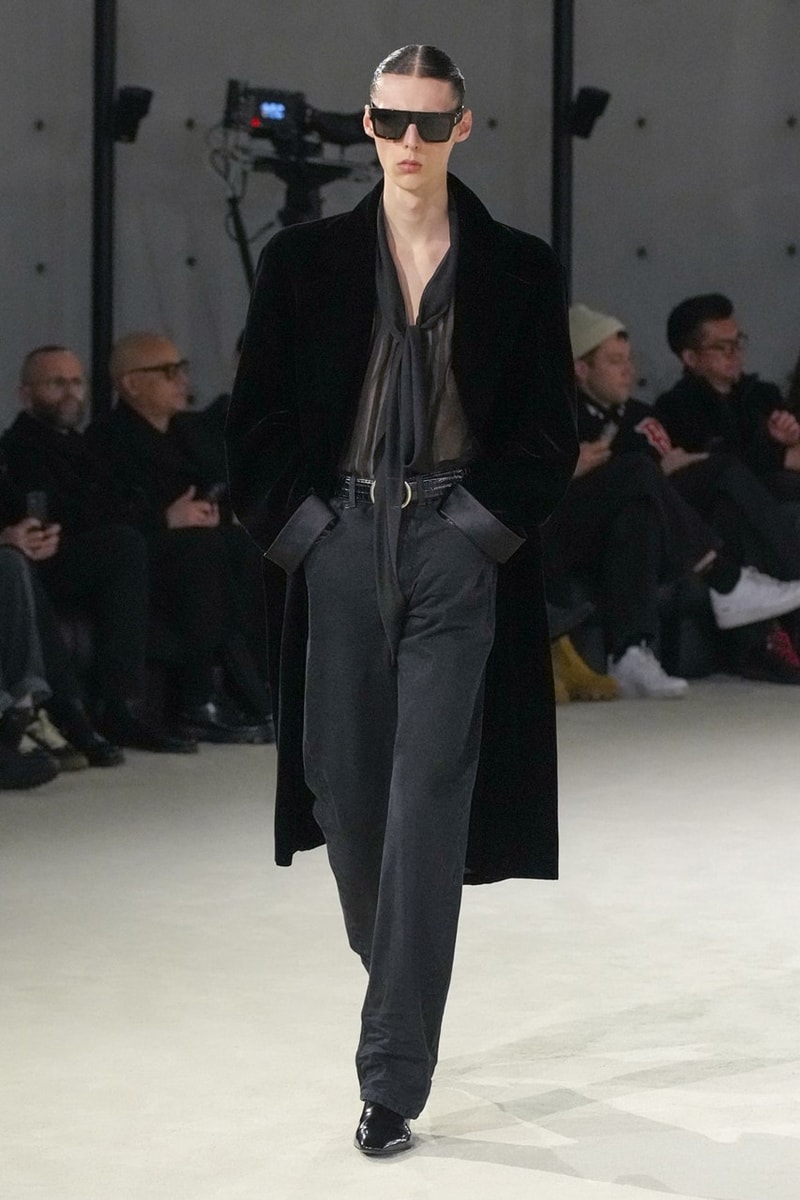 saint laurent fall winter 2023 menswear runway show info
