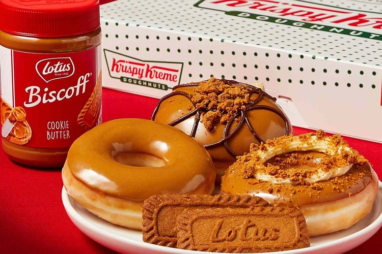 Krispy Kreme and Biscoff's New Donuts Are a Cookie Butter Kreme-Filled Dream