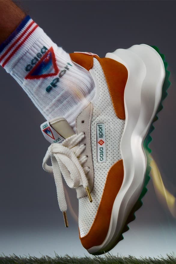 casablanca sneaker trainer new colors orange beige 