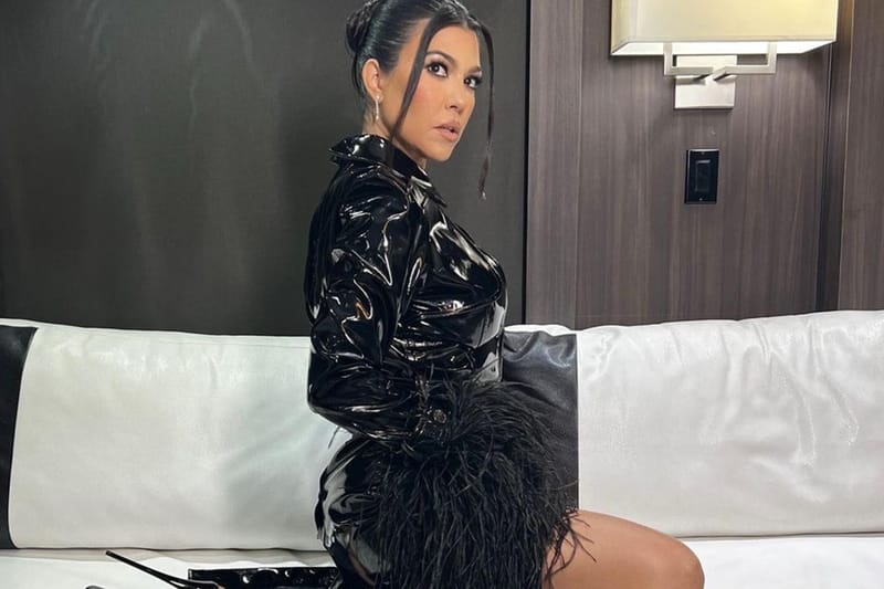 Kourtney Kardashian Lights 2023 Ablaze With Fire Red Hair