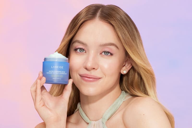 Laneige Sydney Sweeney Dreamy Skin Campaign Lip Water Sleeping Mask Images 