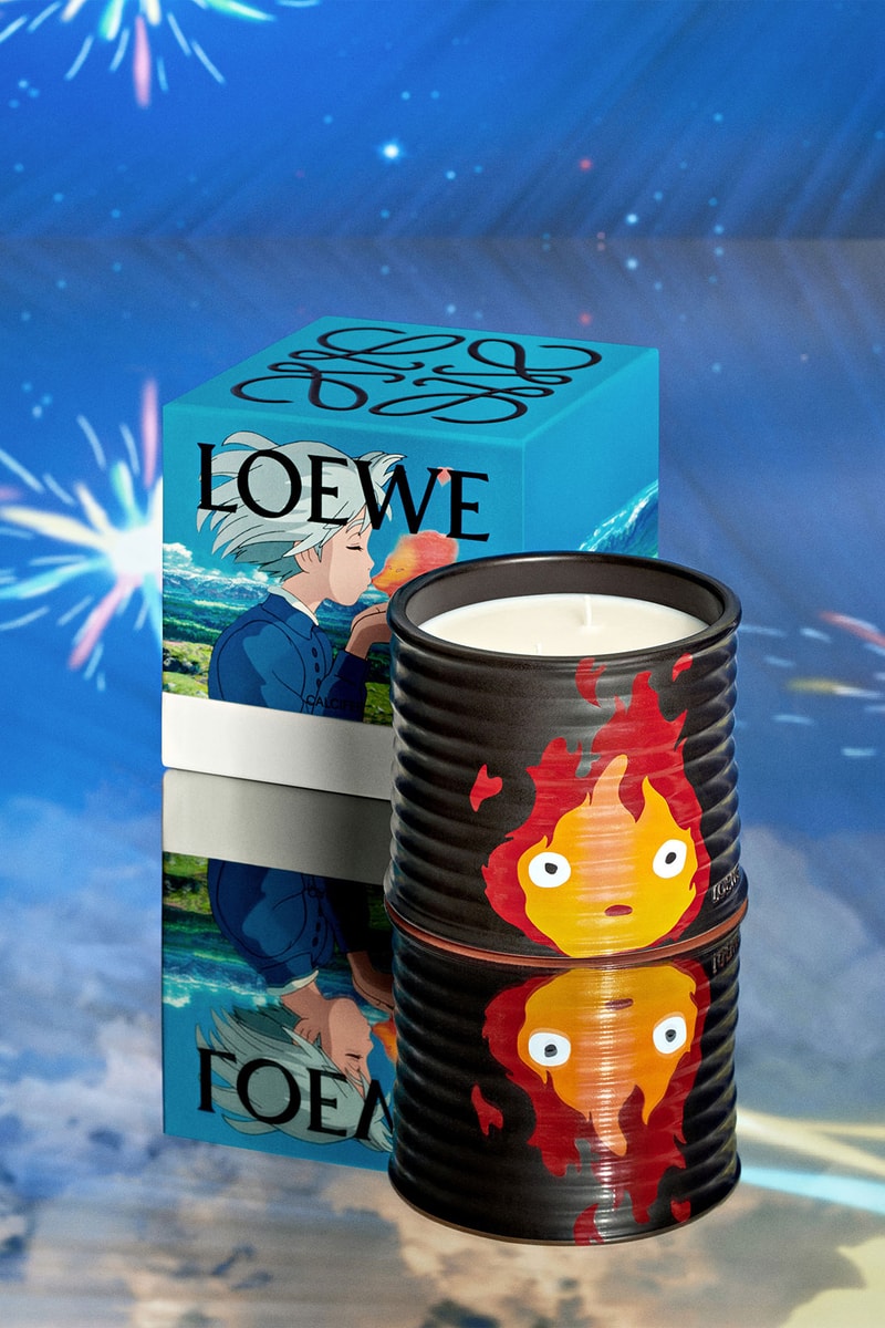 Loewe Howl's Moving Castle Studio Ghibli Collaboration Calcifer Puzzle Flamenco Bag Release Info