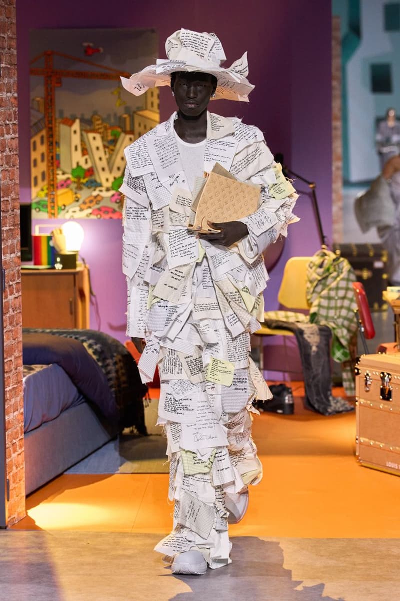 louis vuitton colm dillane fall winter menswear paris fashion week 