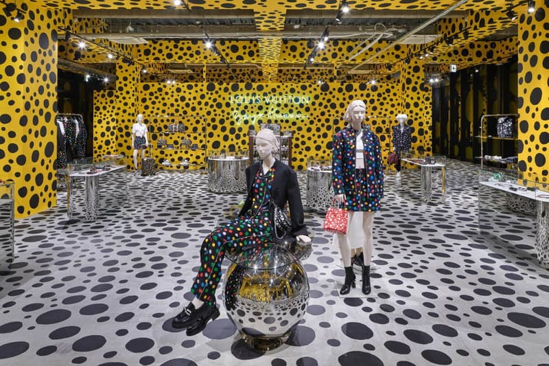 Louis Vuitton Yayoi Kusama Tokyo Pop-Up Store Collaboration Images Launch Location Info