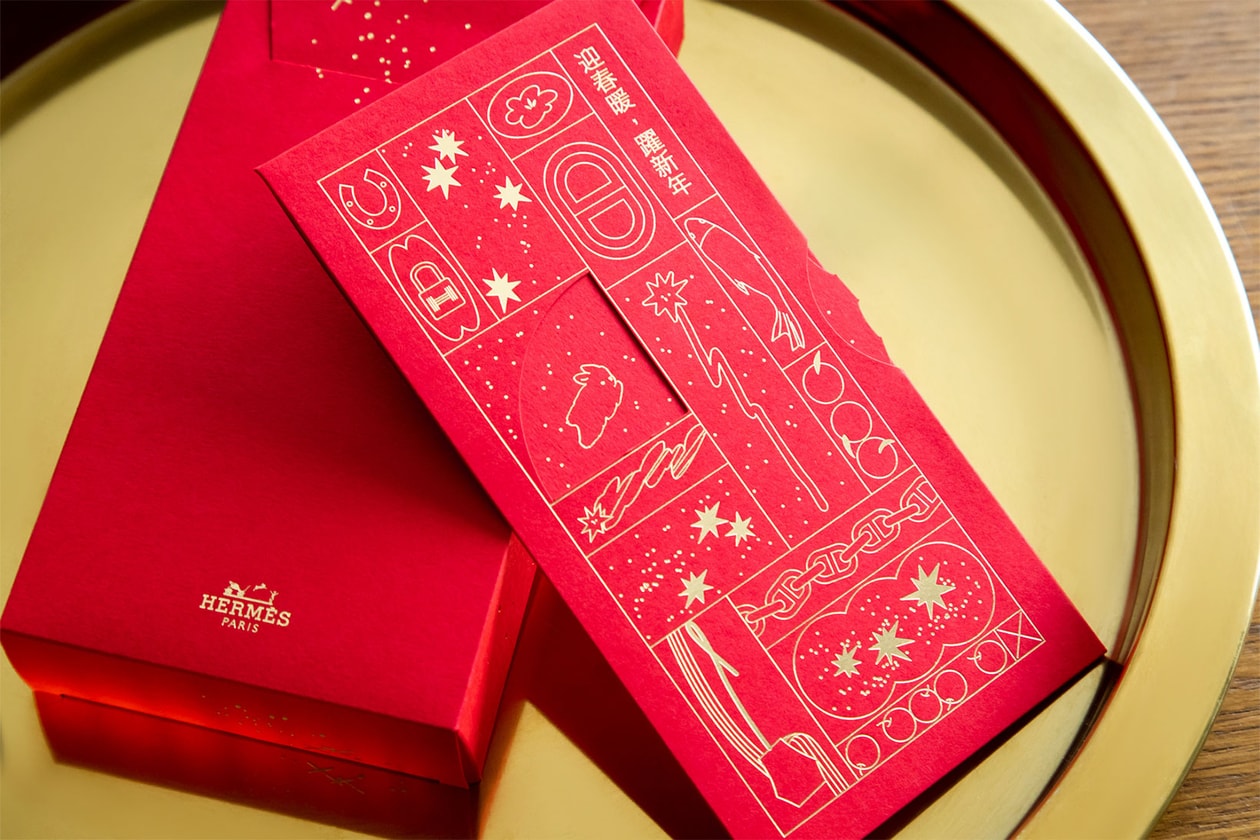 Lunar New Year of the Rabbit Best Red Pockets Envelopes Hong Bao Lai See Hermes Gucci Fendi 