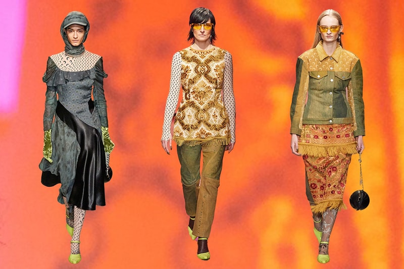 marine serre paris fashion week runway show crescent moon 