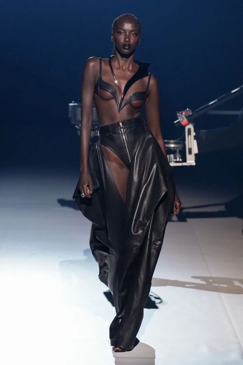Mugler Fall Winter Collection Casey Cadwallader Paris Runway Images Ziwe Paloma Elsesser Arca
