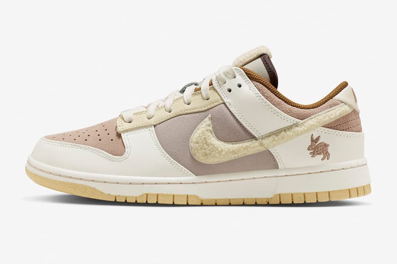 nike dunk low beige year of rabbit lunar new year additional release images details