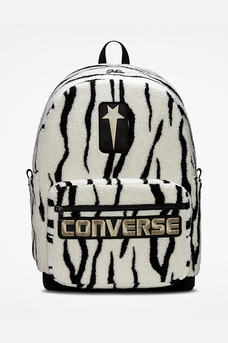 Rick Owens DRKSHDW Converse TURBODRK TURBOWPN Chuck 70 Zebra Print Release 