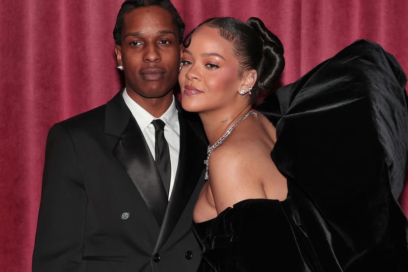 Rihanna and A$AP Rocky Enjoy a Night Out at the 2023 Golden Globes