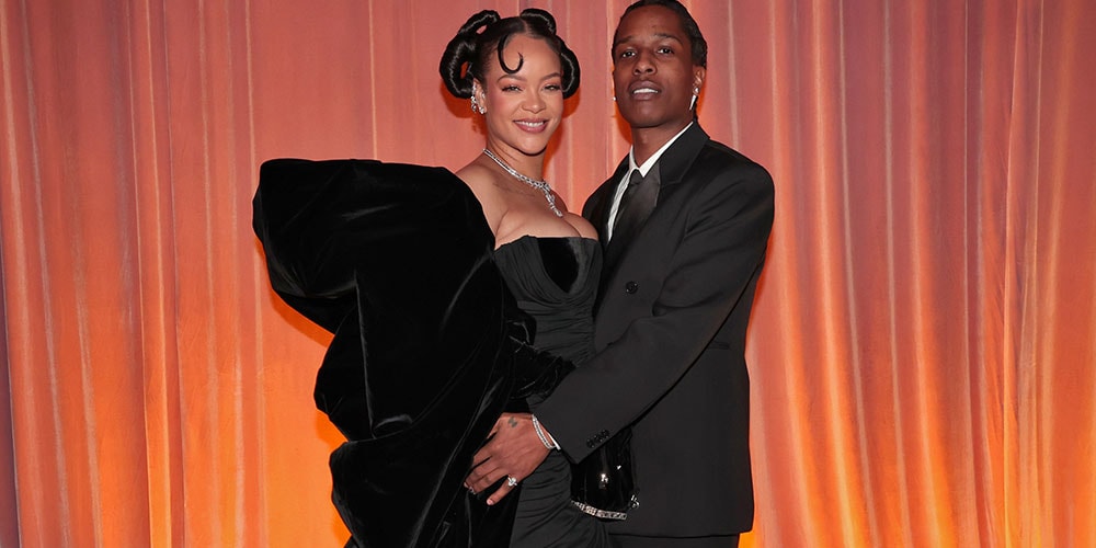Rihanna and A$AP Rocky at 2023 Golden Globes | Hypebae