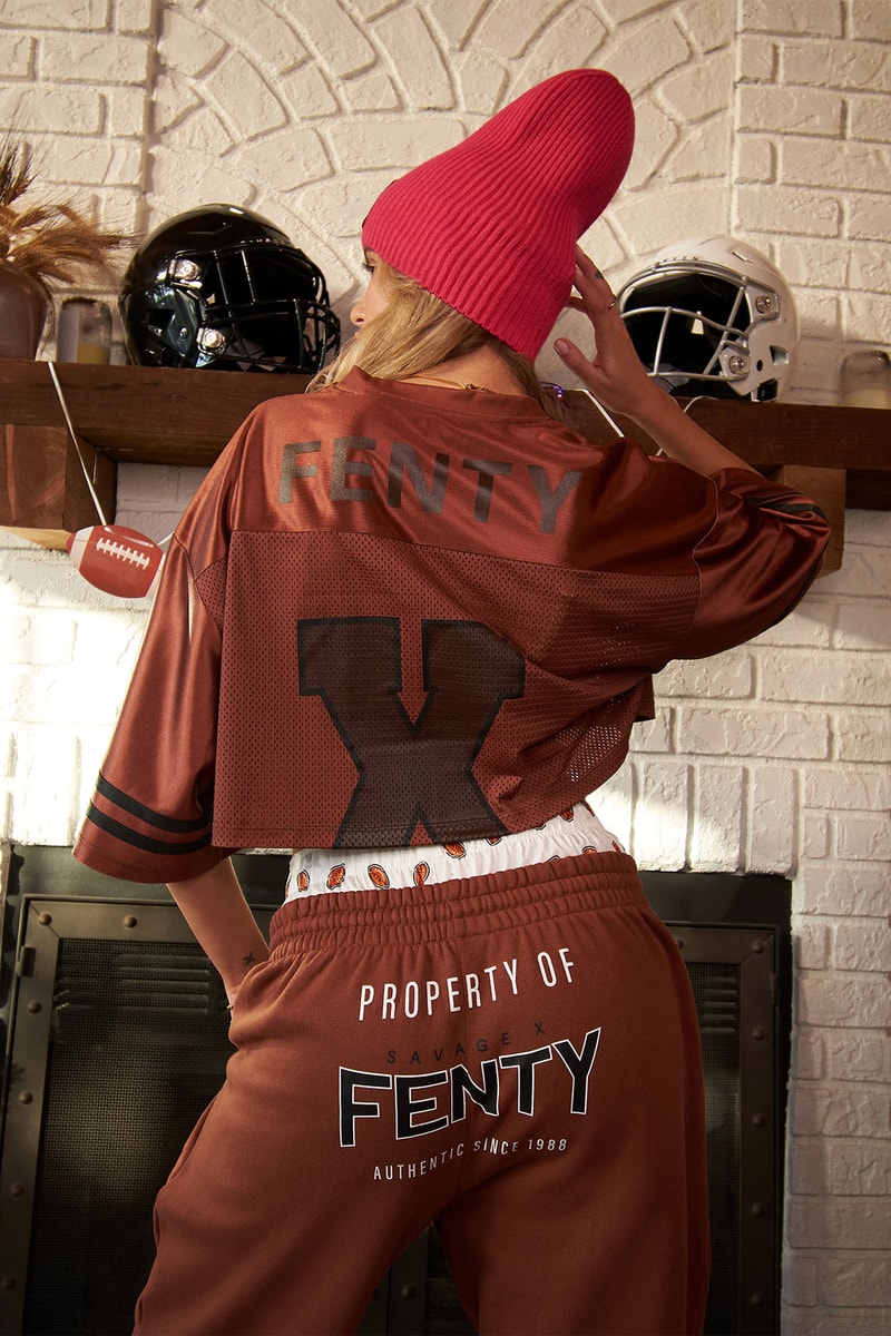 Rihanna Savage X Fenty Super Bowl LVII Collection Jerseys Hoodies Release Info