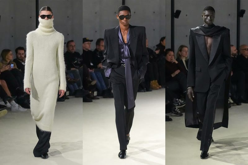In Saint Laurent FW23, Femininity and Masculinity Collide