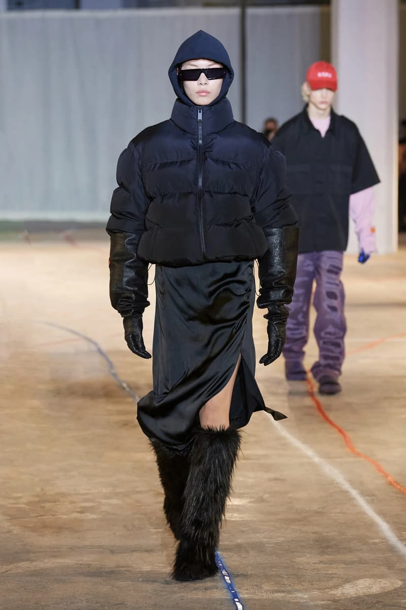 heron preston fall winter 2023 new york fashion week runway debut streetwear black-owned