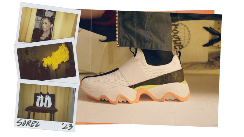 emma rogue sorel vintage y2k fashion kinetic impact lace sneaker footwear women's shoes profile feature