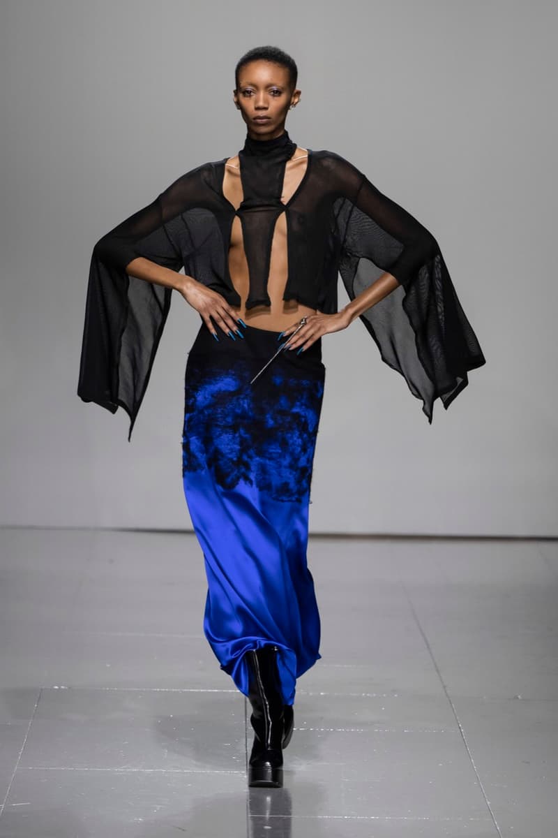 chet lo london fashion week runway interview clothes black