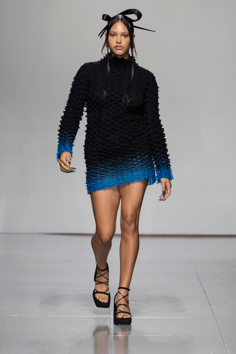 chet lo london fashion week runway interview clothes black