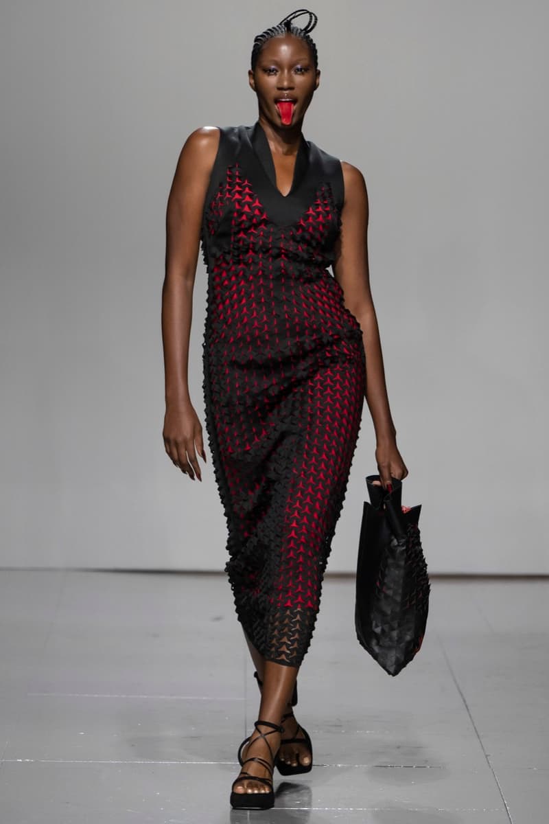 chet lo london fashion week runway interview clothes black